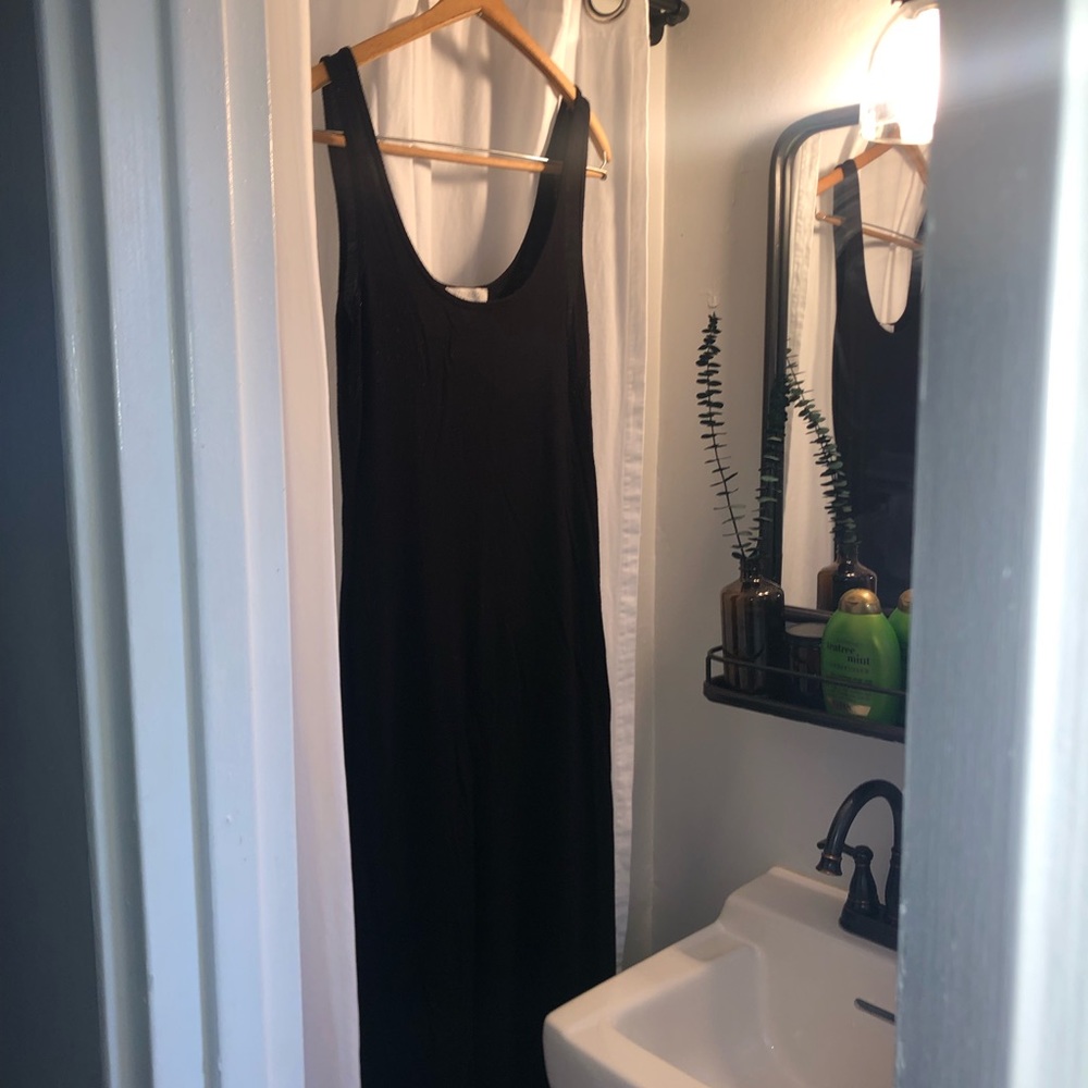 Your simple black tank dress